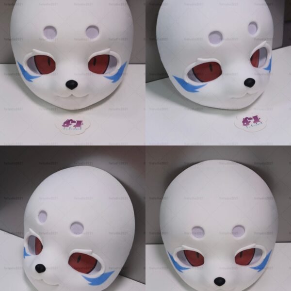Original Design Kemono /kig Fursuit Head Base NO.B – With Matching Eyelashes And Nose
